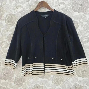 Ming Wang Women Knit Cardigan Size PXL